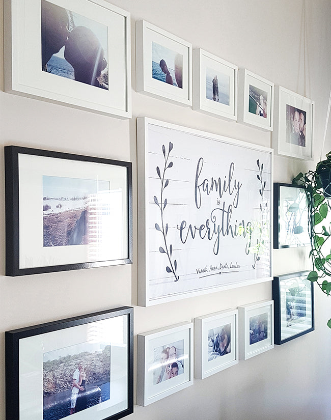 Create A Family Photo GALLERY WALL