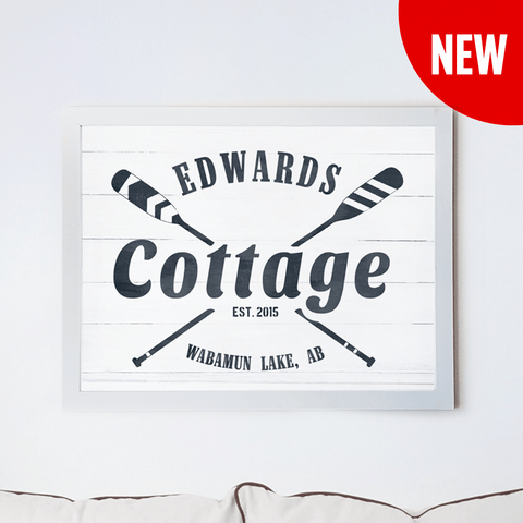 Cottage personalized print