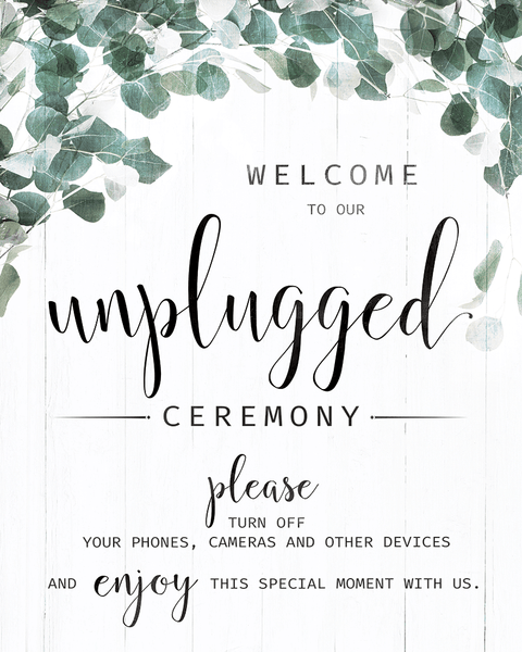 preview of the Unplugged Ceremony Foliage print