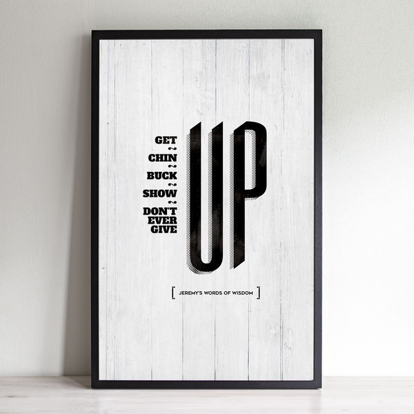Up personalized print