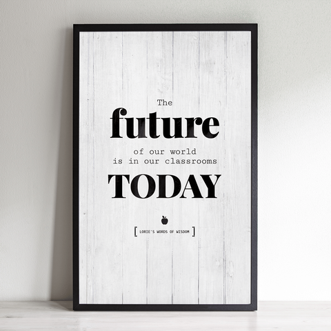 Classroom personalized print