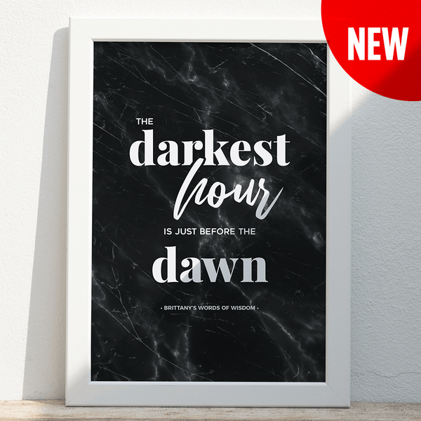 Dawn personalized print