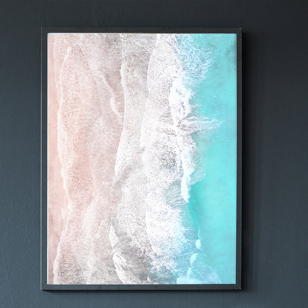 Expansion - aerial coastal photo poster