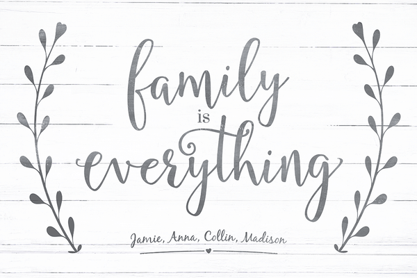 preview of the Family Is Everything 2 Personalized Print