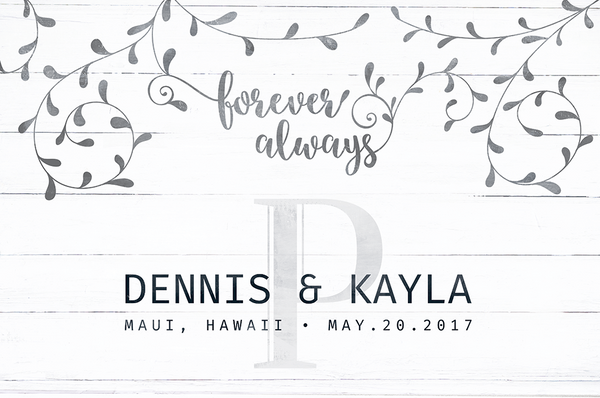 Floral Personalized Print