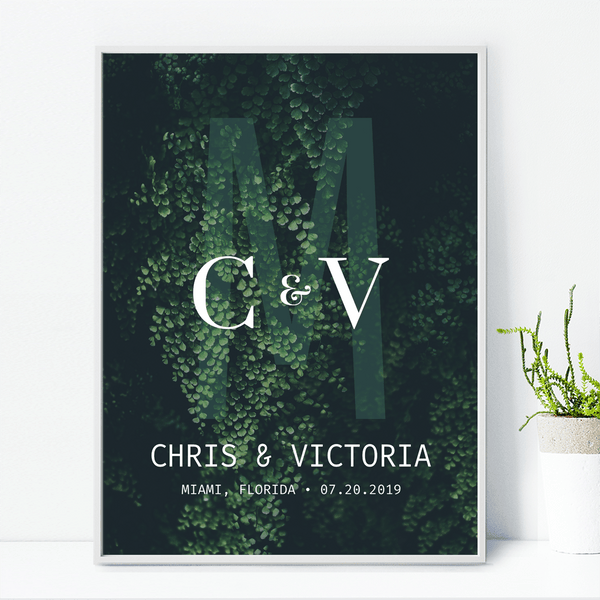 Foliage Personalized Print