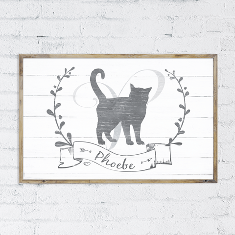 Kitty Kat personalized print 