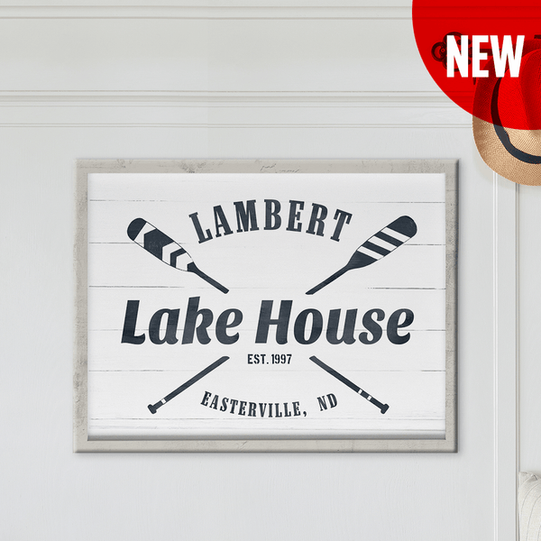Lake House personalized print