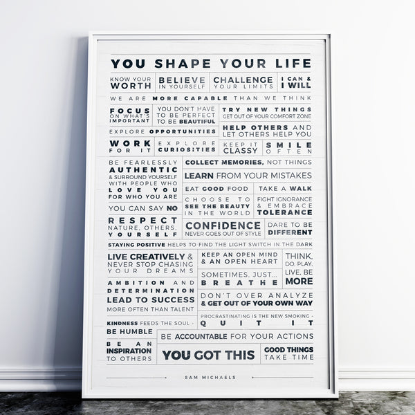Manifesto Grid Personalized Print