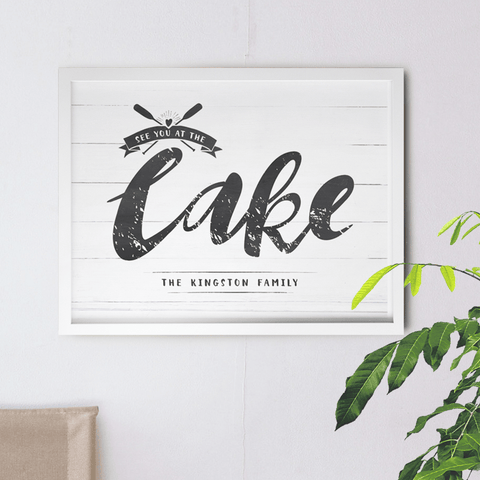 See You At The Lake personalized print