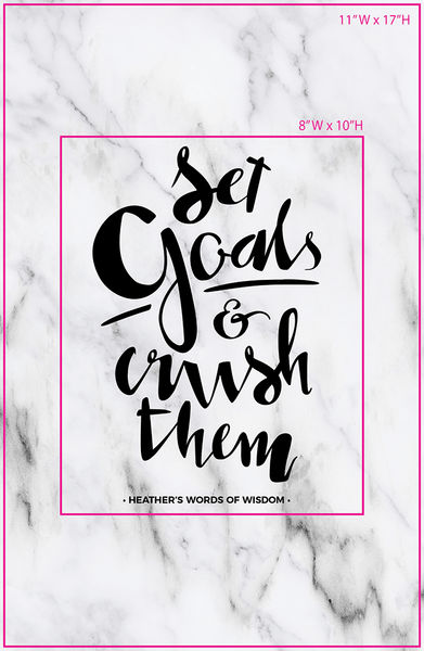 preview of frame sizes available for this print