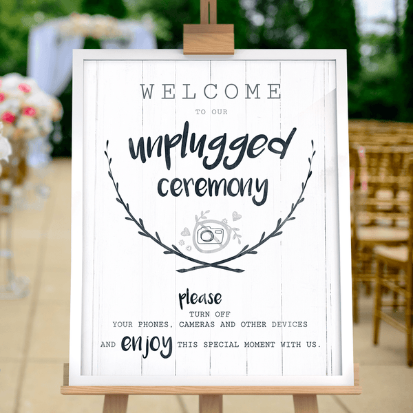 Unplugged Ceremony print