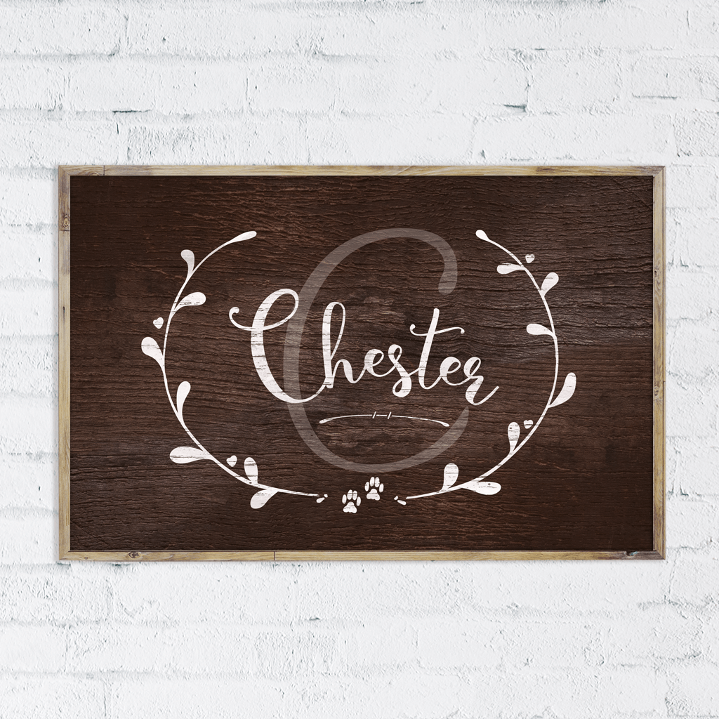 Vintage Kitty personalized print for your cat!