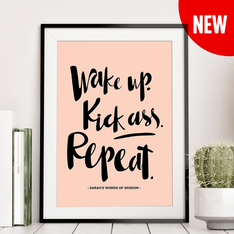 Wake Up Personalized Print