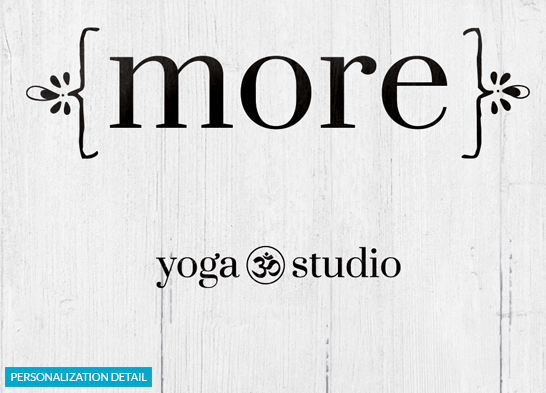 Worry Less Yoga More - Yoga Studio Edition