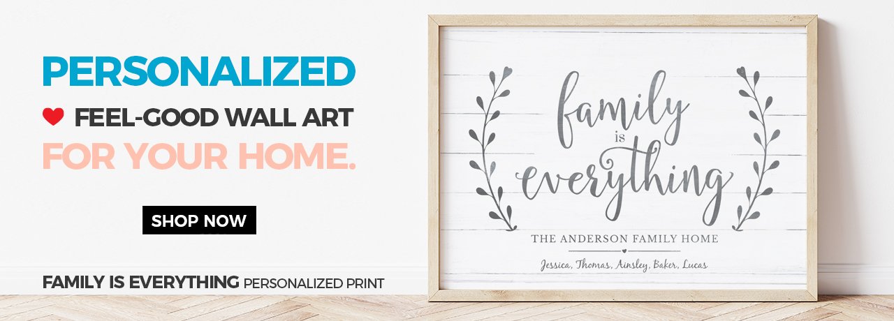 Family Is Everything Personalized Print perfect for your gallery wall!